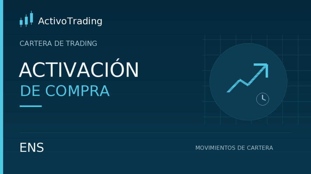 ENS · Activación de compra · CARTERA DE TRADING