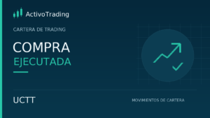 UCTT · Compra ejecutada · CARTERA DE TRADING